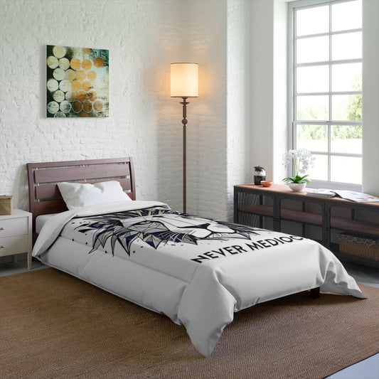 Lion Design 'Never Mediocre'  Comforter - Stylish Bedding for Confident Spaces