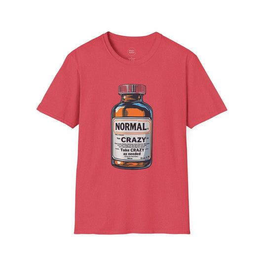 Ambot's Normal vs Crazy Funny Unisex Softstyle T-Shirt